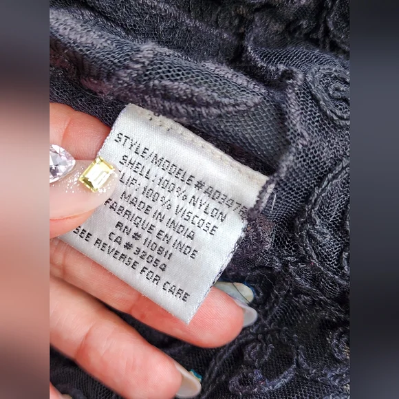 Anthropologie Yoana Baraschi Lace V-Neck Dress EUC - Picture 9 of 9